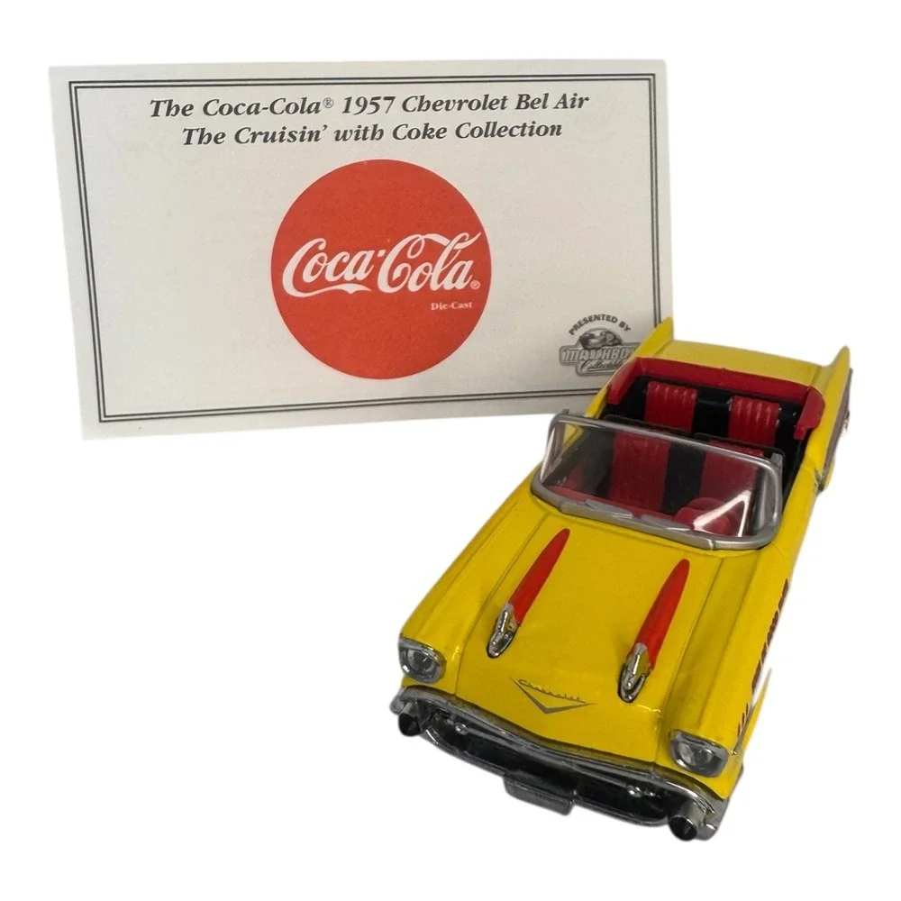 Matchbox Collectibles 1957 Chevrolet Bel Air Coca-Cola Die-Cast Yellow DYG02/B-M
